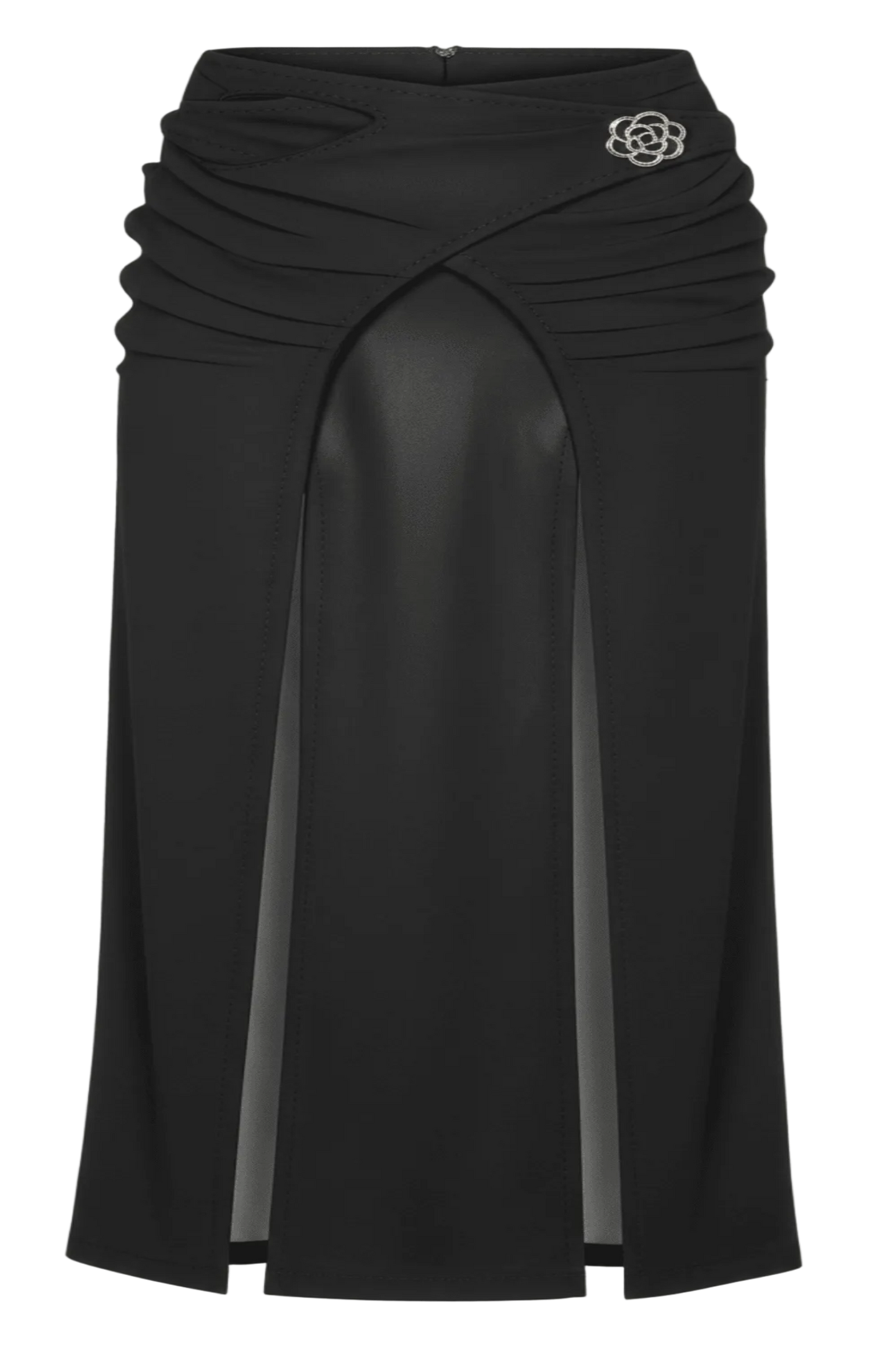 Exot leather skirt